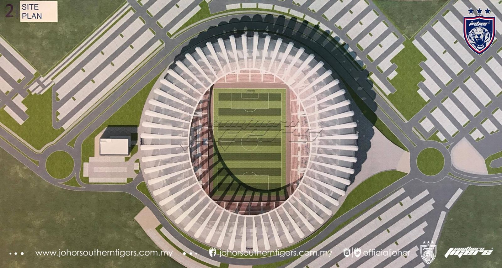 Design: Sultan Ibrahim Larkin Stadium – StadiumDB.com