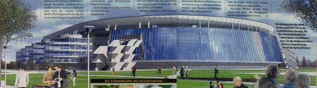 Design: – Weserstadion