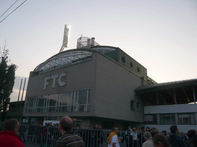General view of Ulloi Uti Stadium, home of Ferencvarosi TC