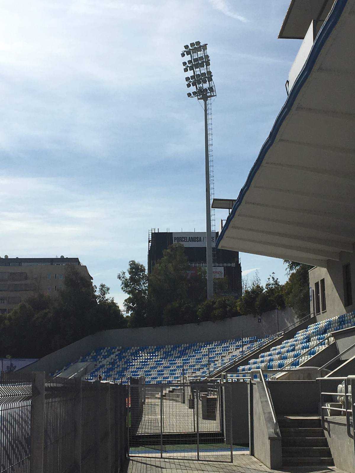 A view of the Selman Stermasi stadium, headquarters of the KF