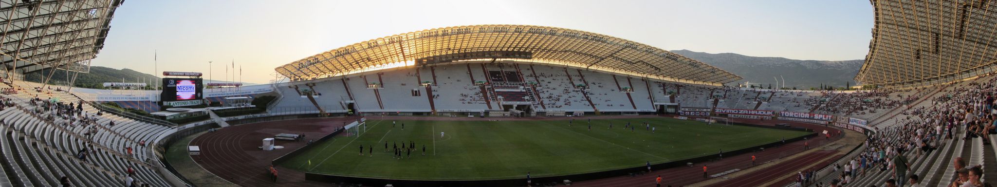 Poljud Stadium, in Split, Croatia, on February 28, 2023. Kresimir