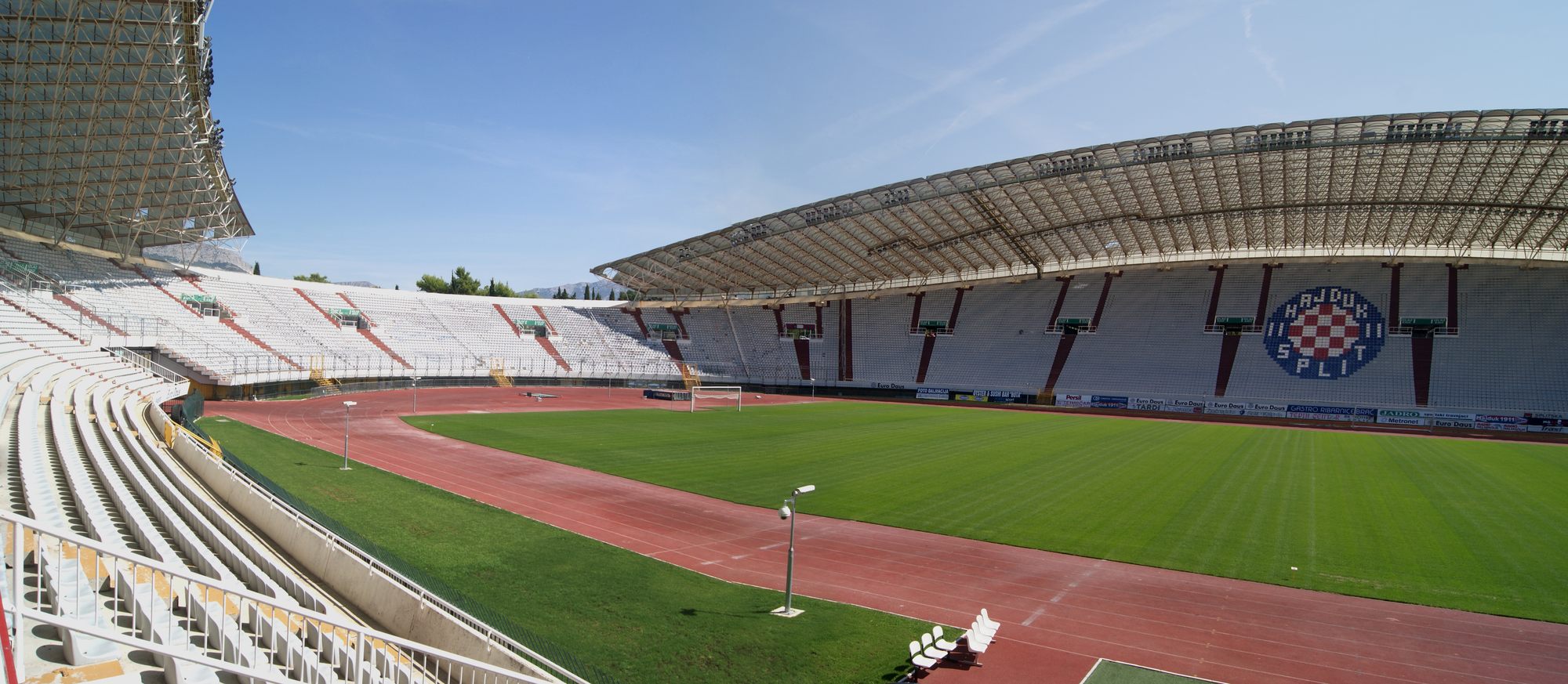 Poljud Stadium, in Split, Croatia, on February 28, 2023. Kresimir