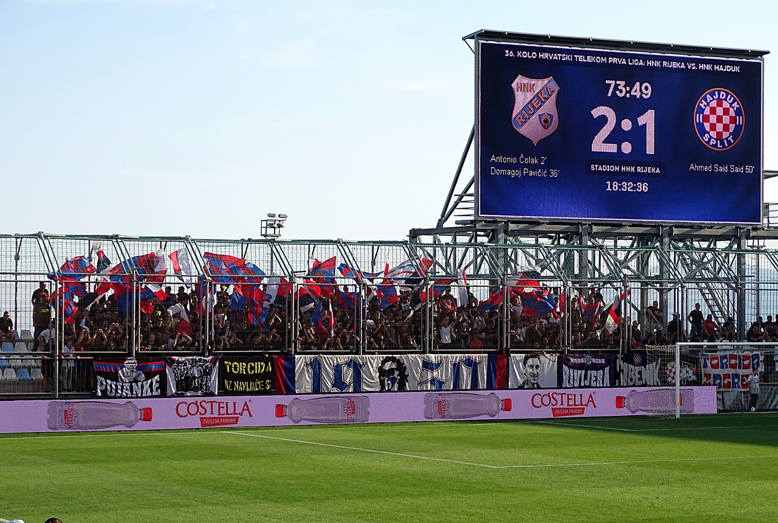 ⚽ HNK RIJEKA VS HAJDUK SPLIT Atmosphere At Stadion Rujevica