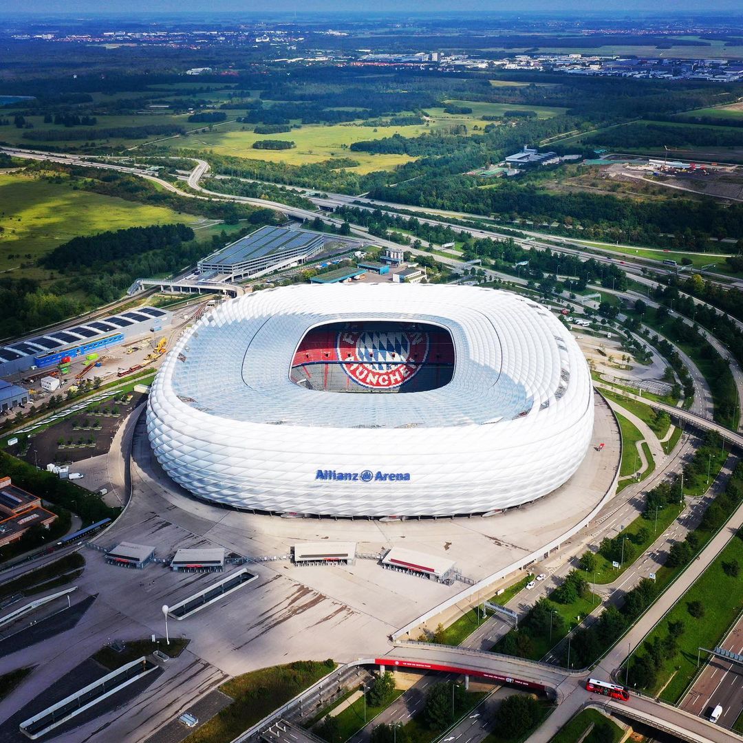 The Allianz Arena in Munich, Germany. The arena has been the home arena