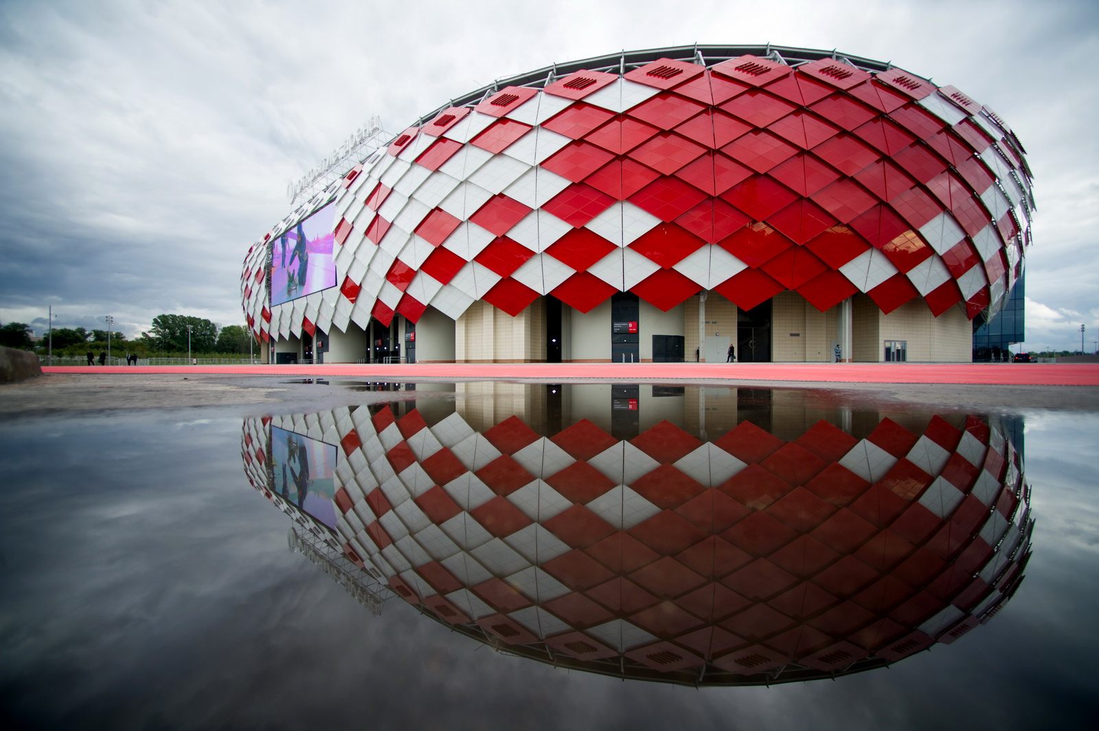 Otkritie Arena Stadium 'Fc Spartak Moscow' 3D Cardboard Structural Puzzle