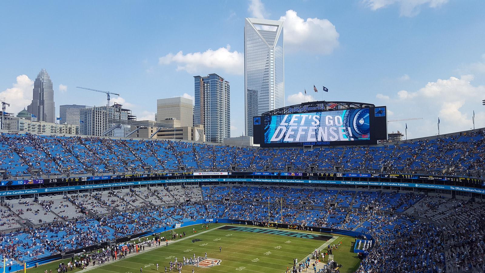 Bank of America Stadium, Carolina Panthers football stadium - Stadiums of  Pro Football