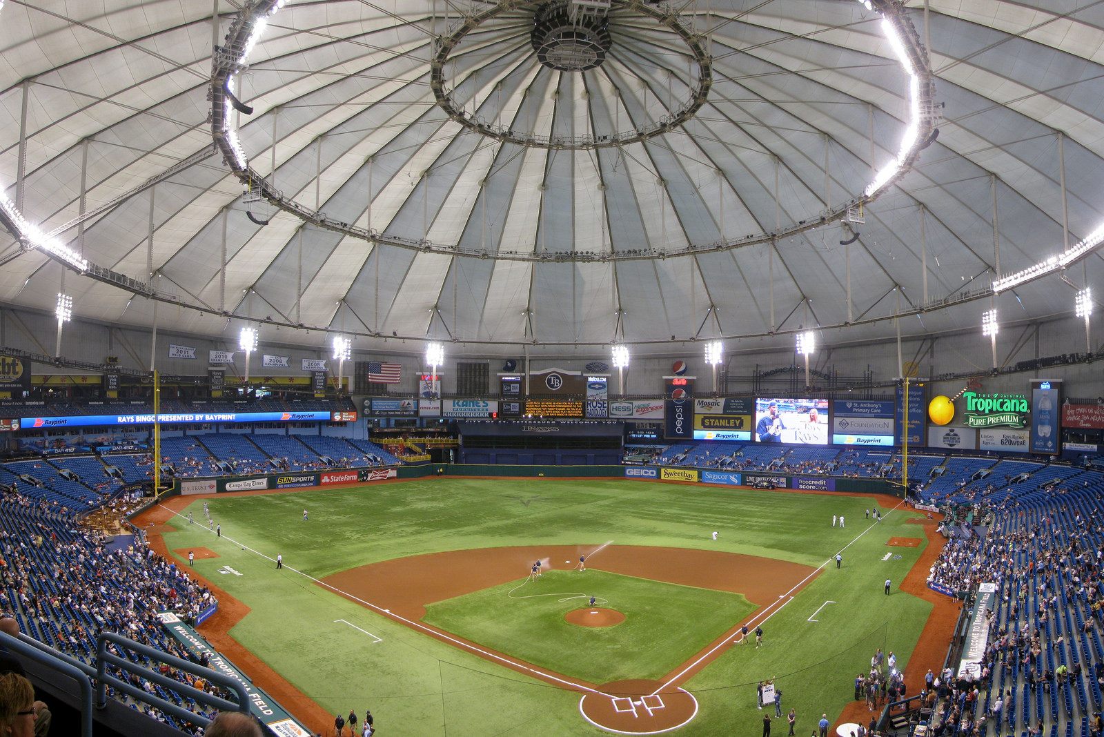 Tropicana Field - ThunderDome - Ballpark of the Tampa Bay Rays