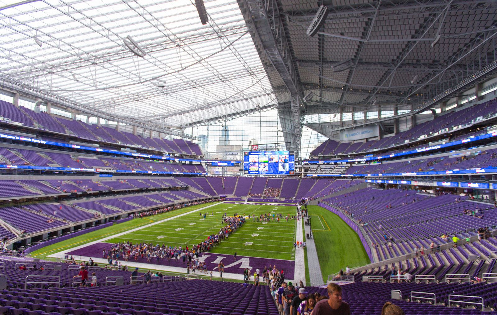 US Bank Stadium Field Complete