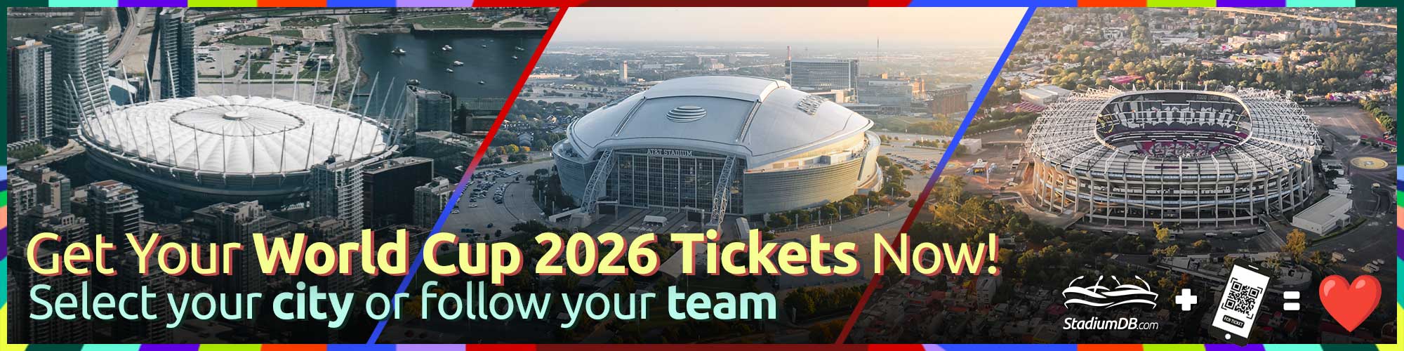 Buy World Cup 2026 tickets!