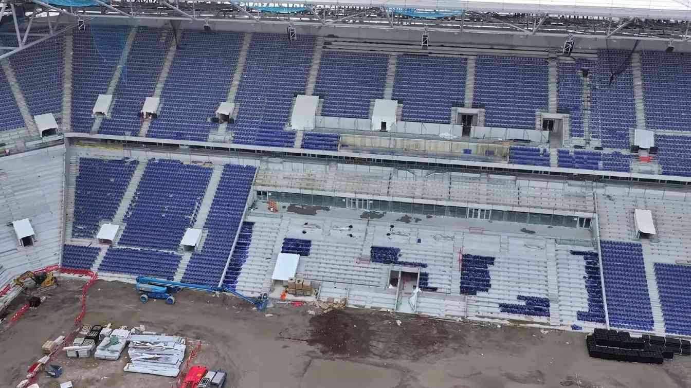 Construction of Everton Stadium