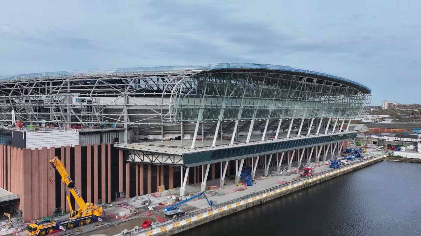 Construction of Everton Stadium