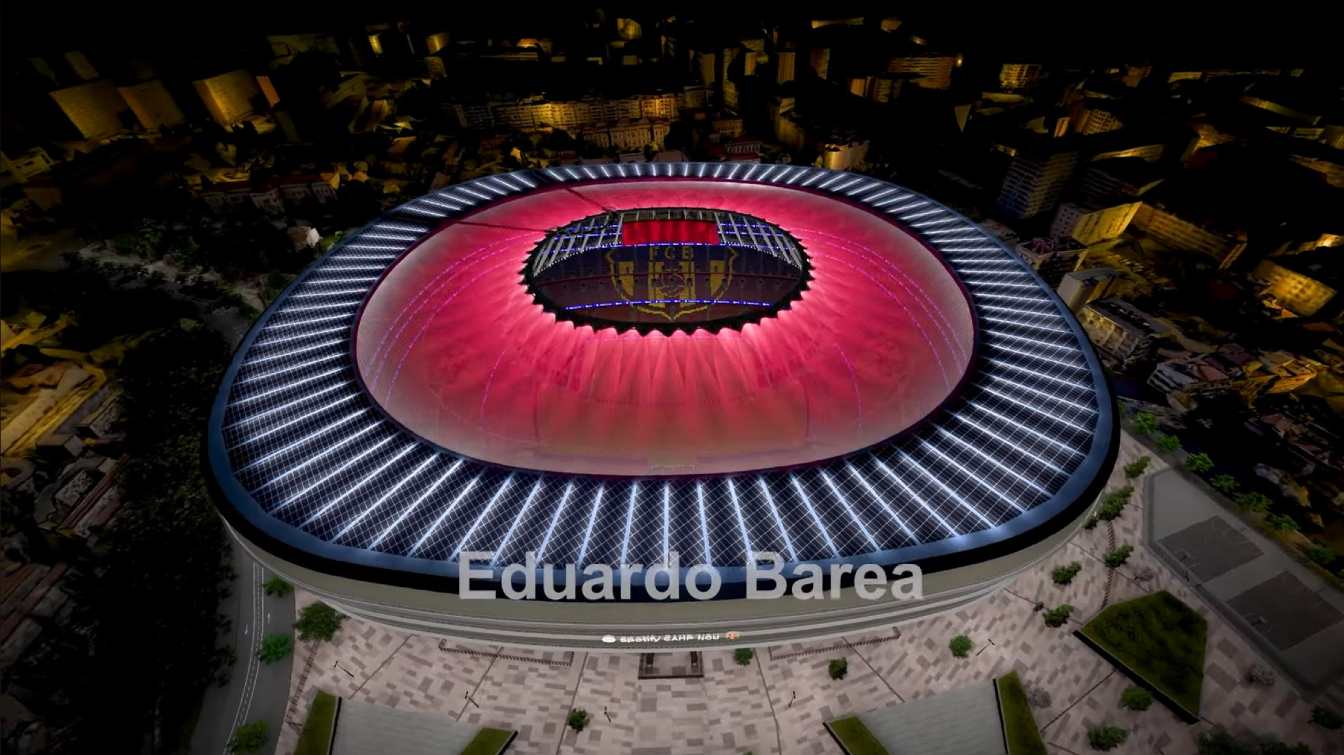 3D Rendering of Camp Nou