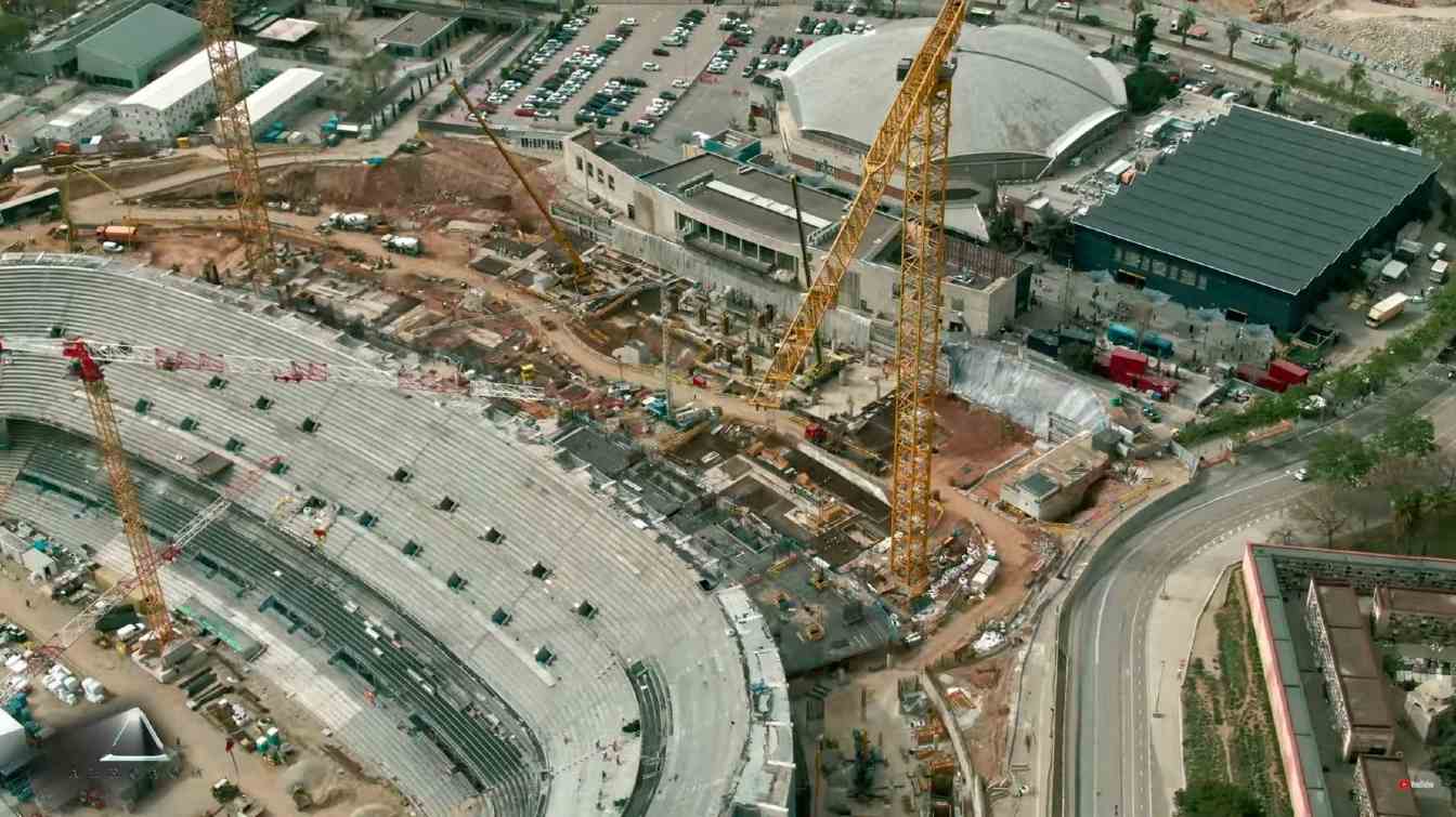 Construction of Spotify Camp Nou