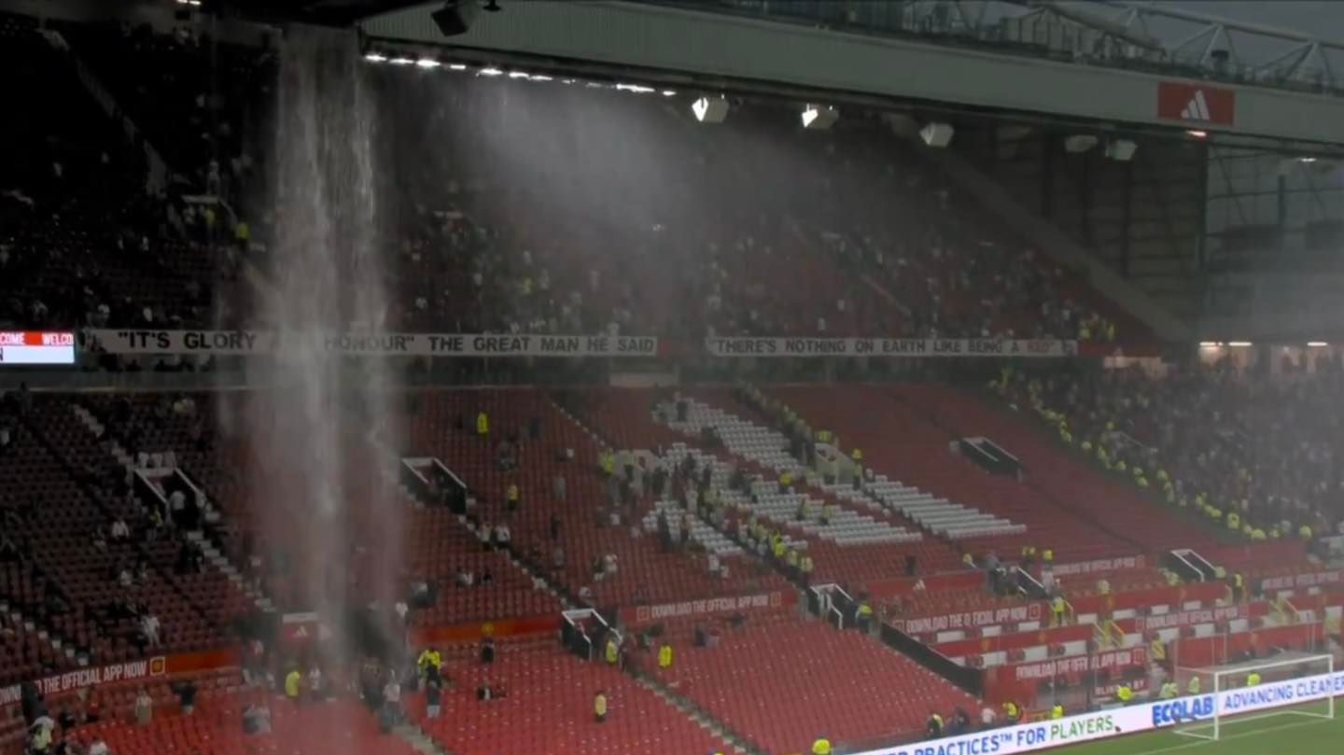 Rainfall at Old Trafford