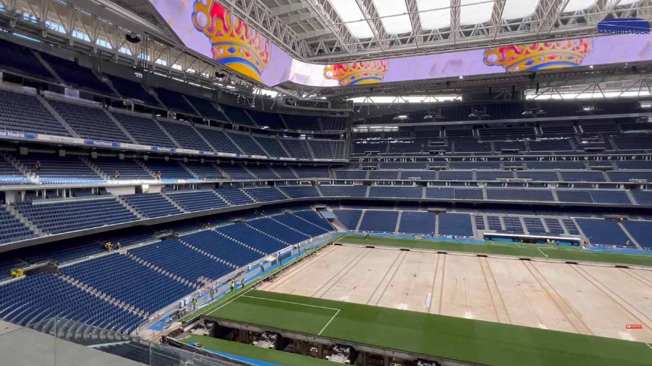 Construction of Estadio Santiago Bernabéu