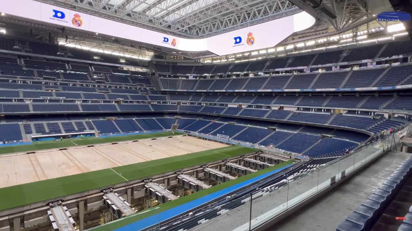 Construction of Estadio Santiago Bernabéu