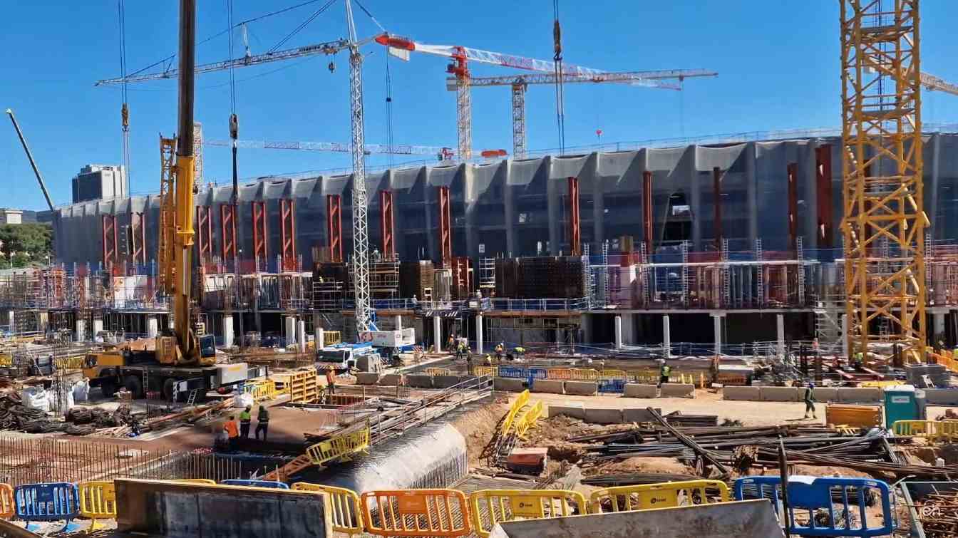 Construction of  Spotify Camp Nou