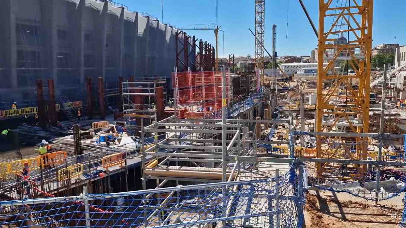 Construction of  Spotify Camp Nou