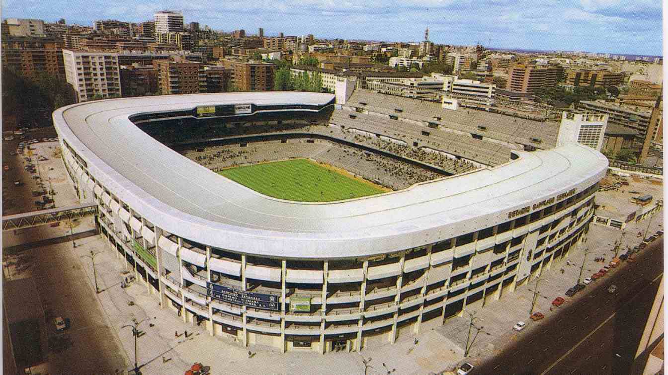 Estadio Santiago Bernabéu in 1982