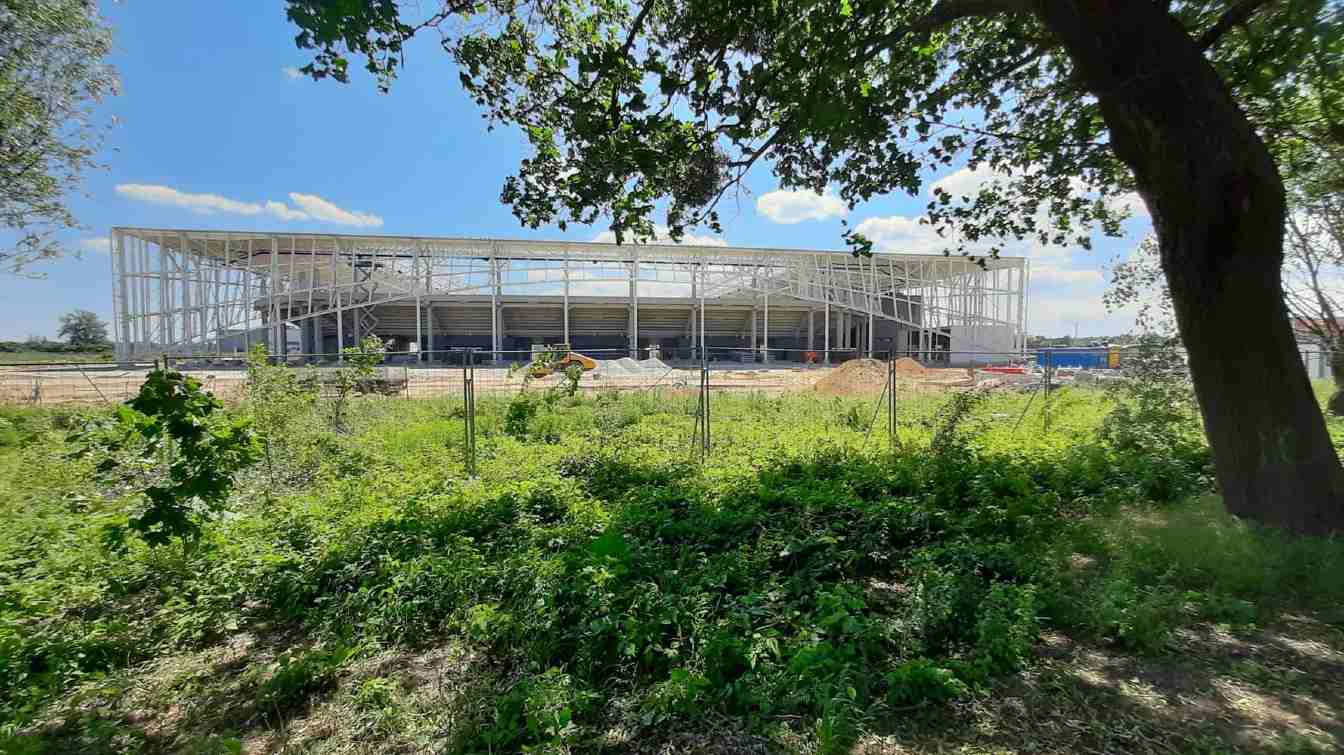 Construction of Stadion Opolski