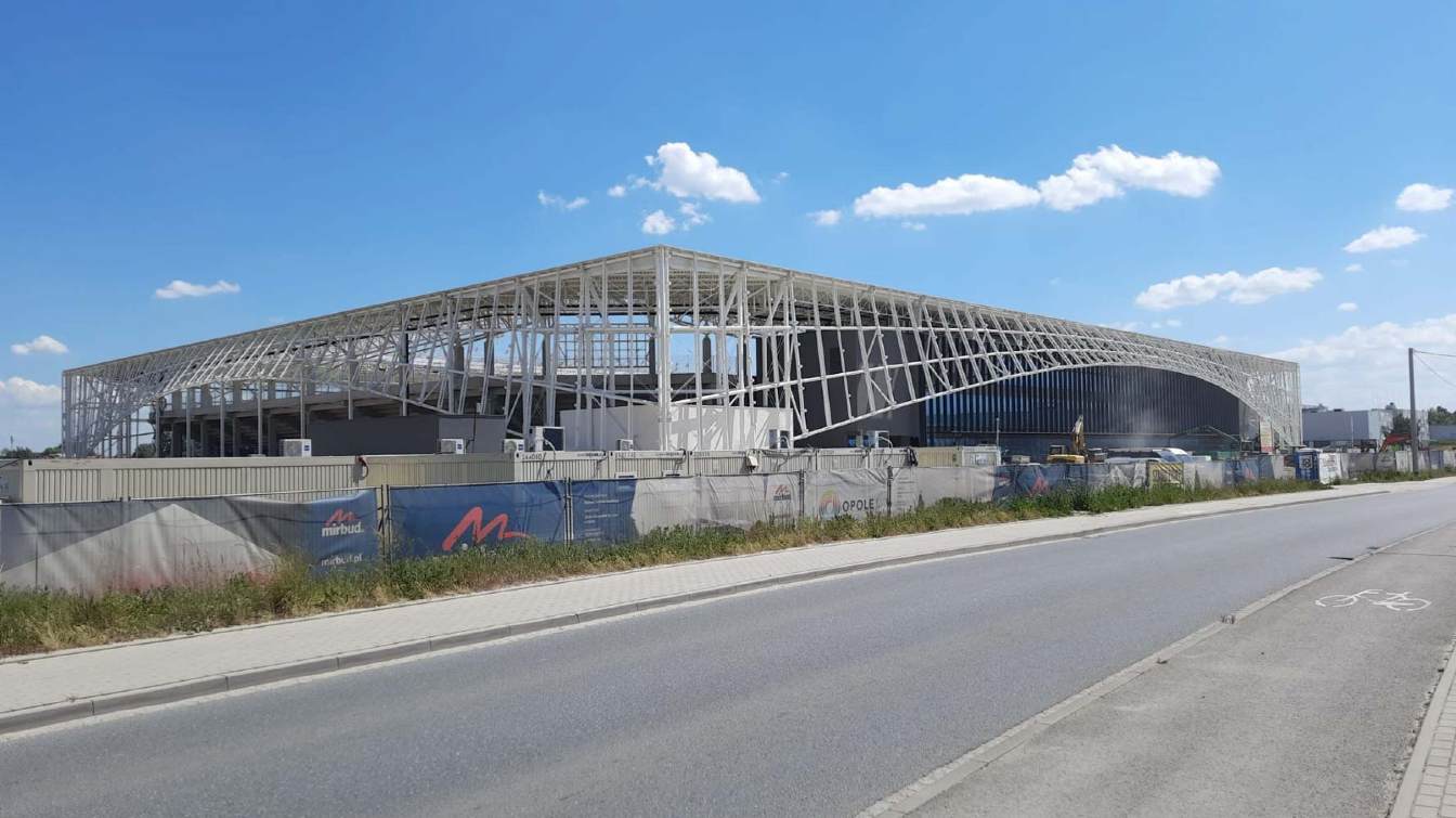 Construction of Stadion Opolski