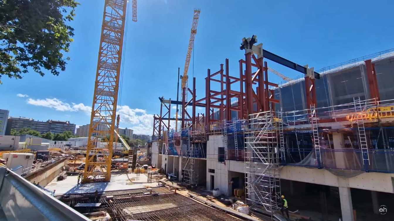 Construction of Spotify Camp Nou