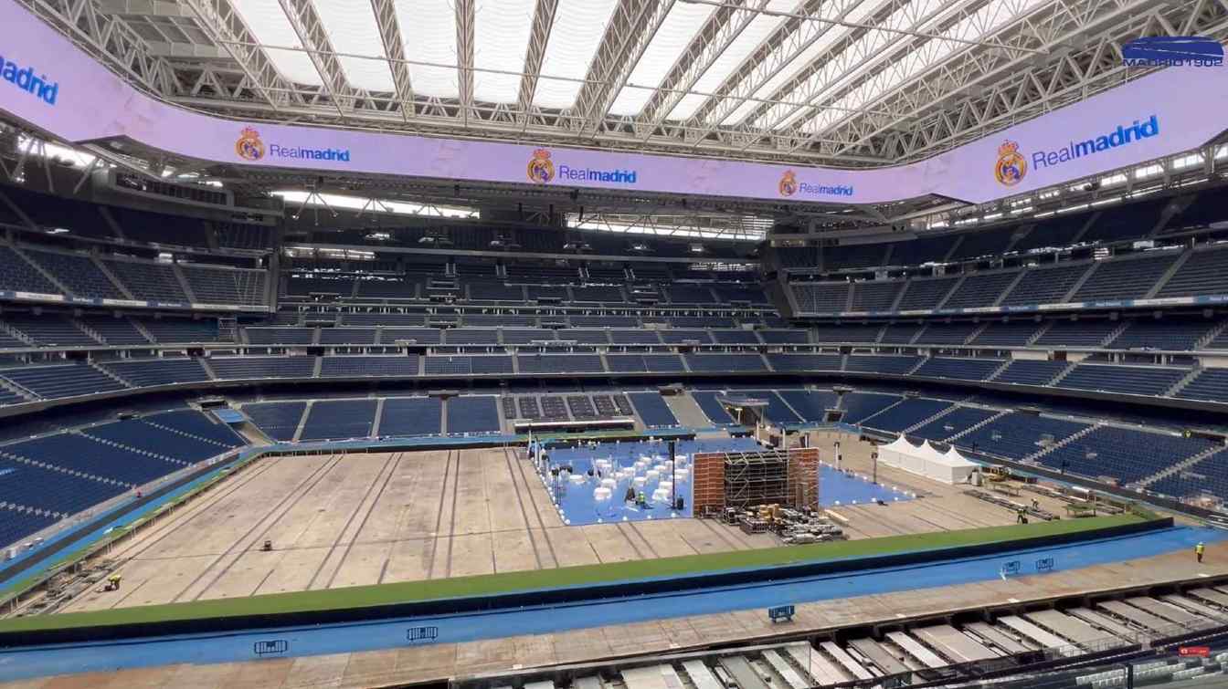 Construction of Estadio Santiago Bernabéu