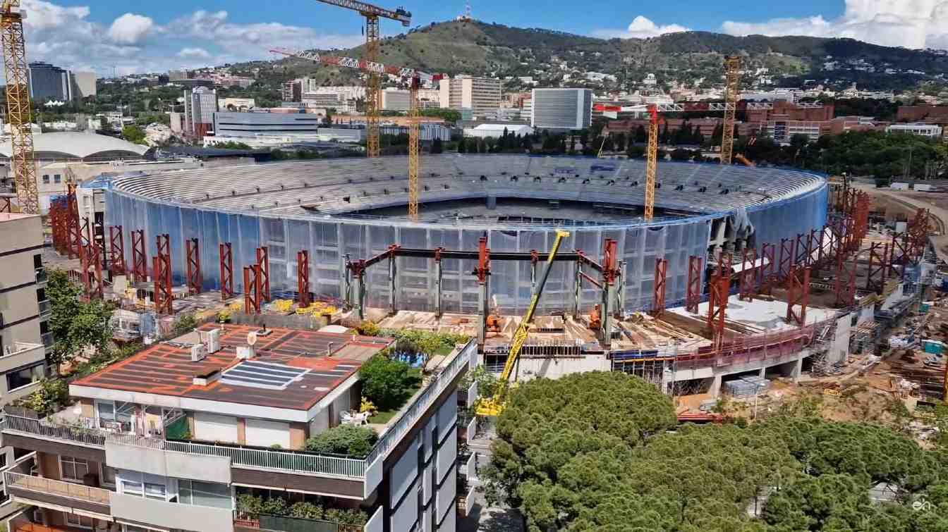 Construction of Spotify Camp Nou