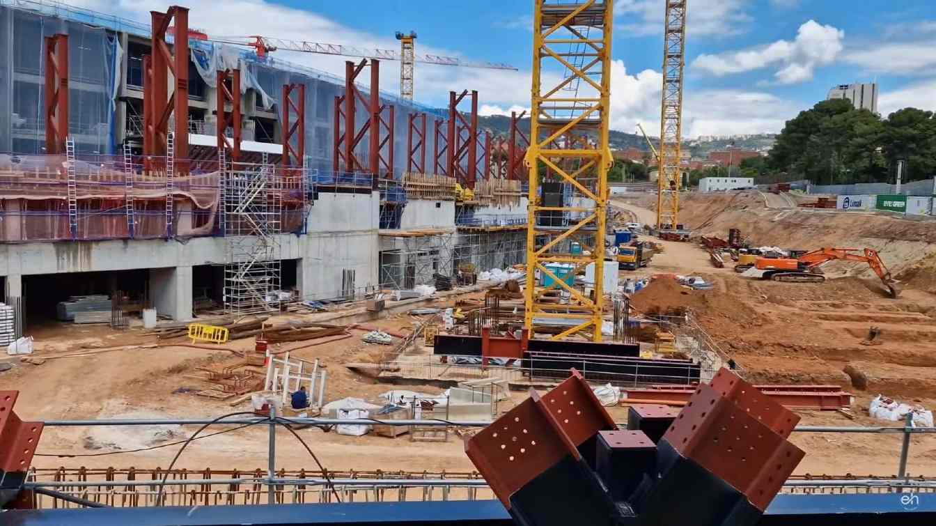 Construction of Spotify Camp Nou