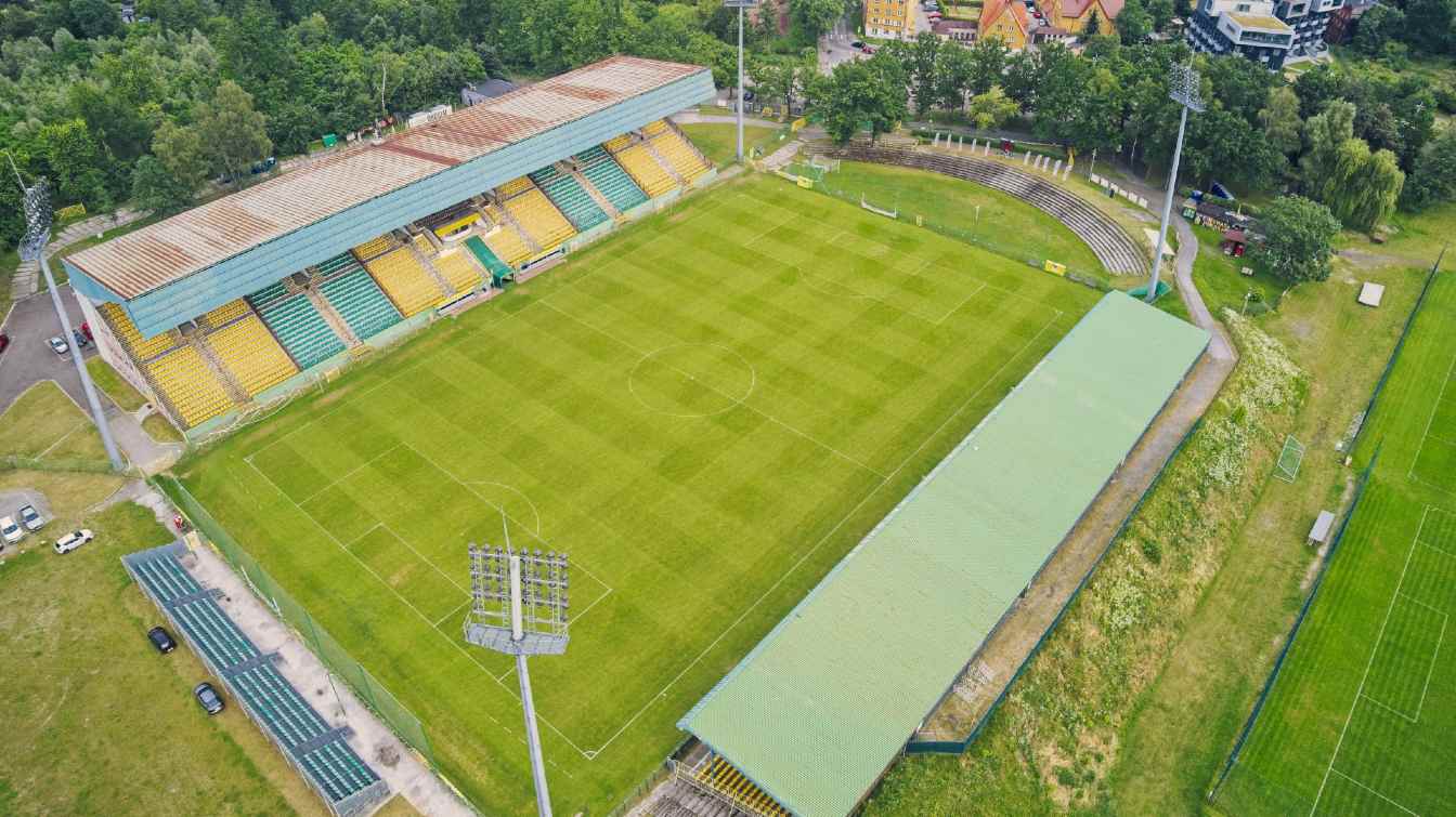 The old stadium of GKS Katowice