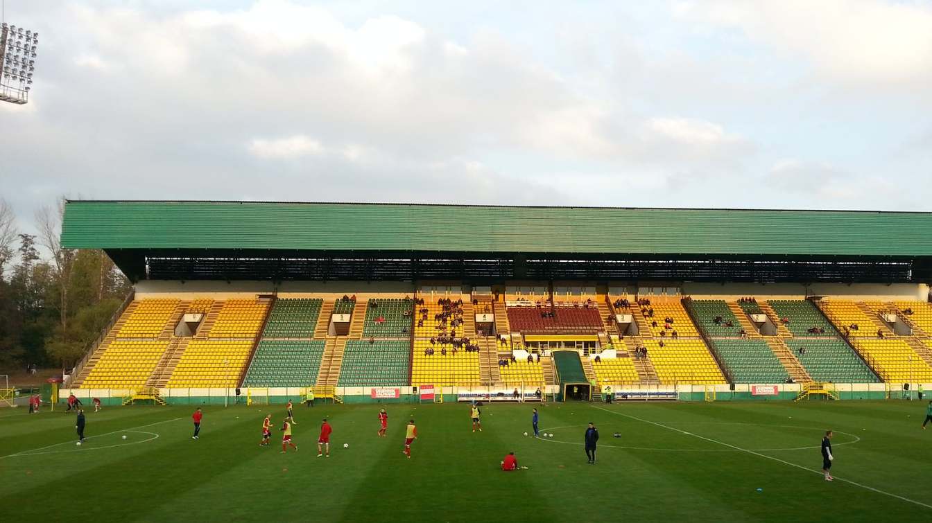 The old stadium of GKS Katowice