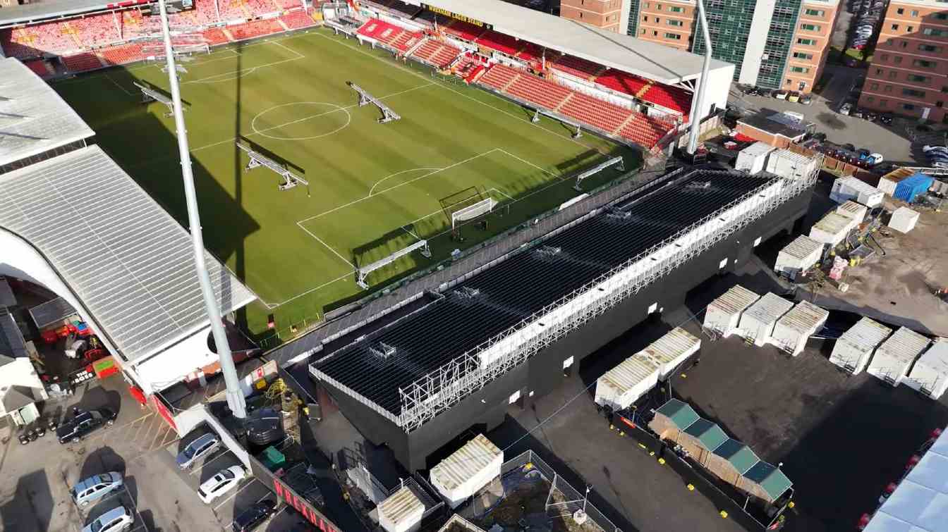 Construction of Racecourse Ground