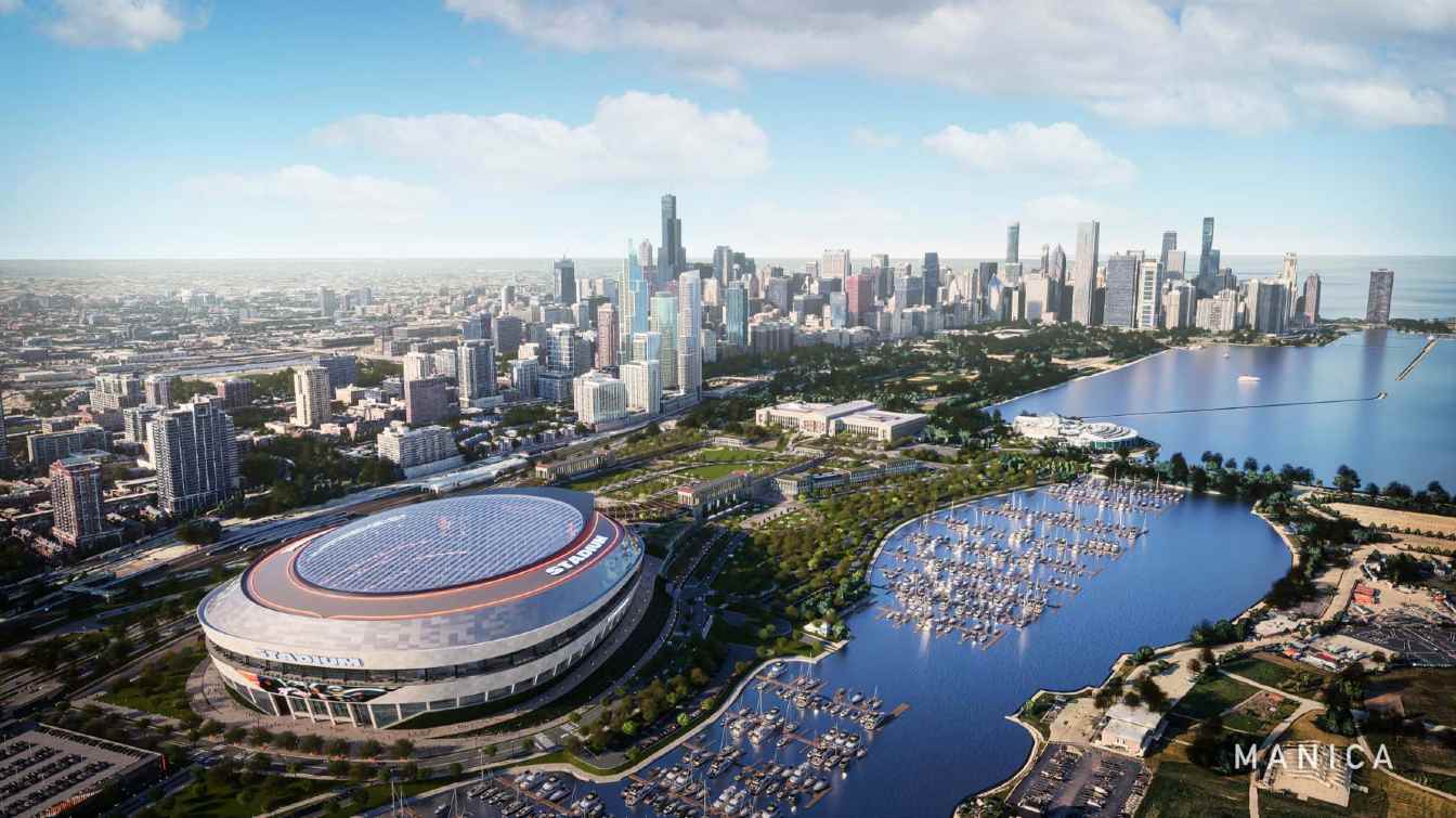 Design of New Chicago Bears Stadium