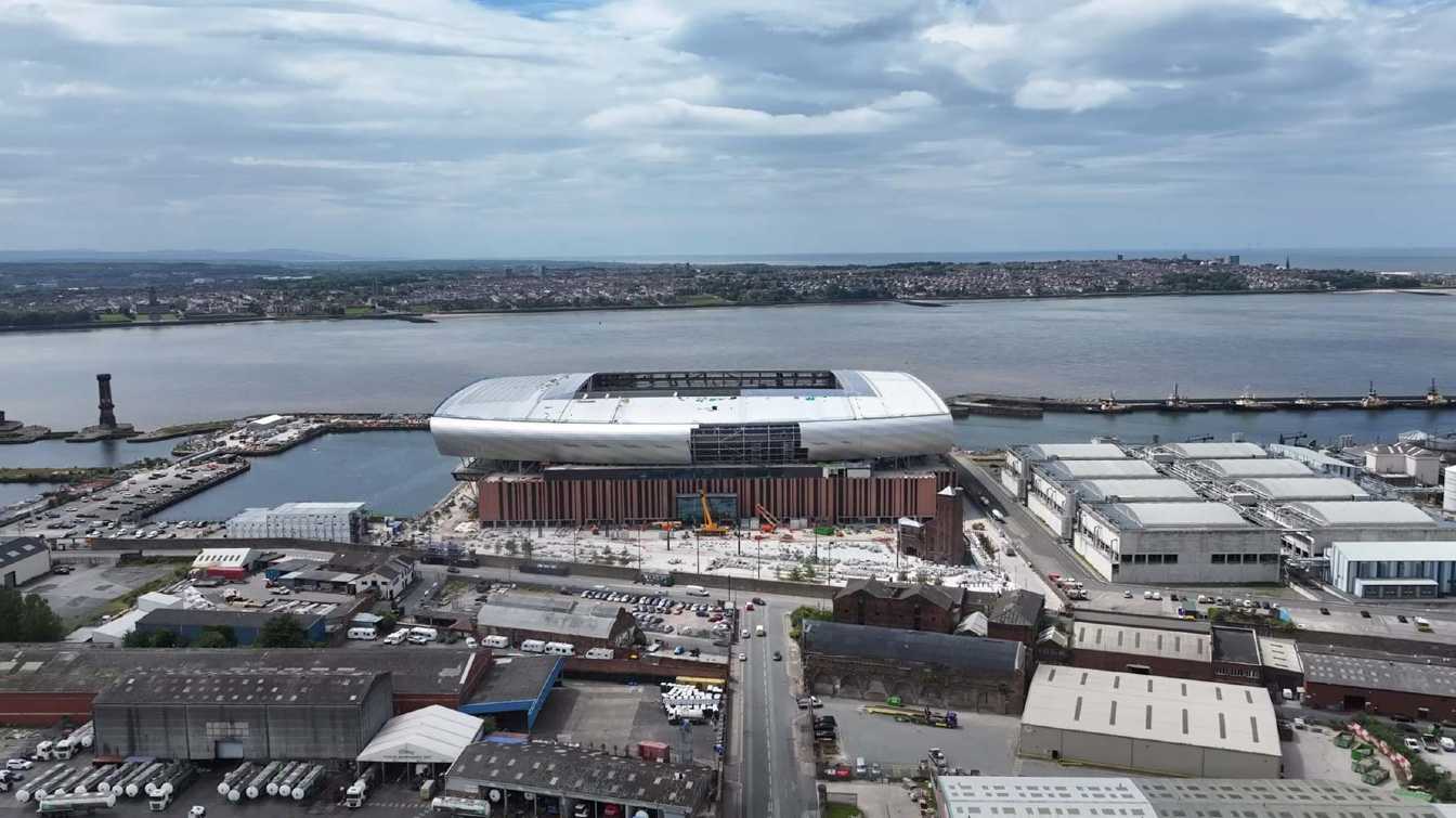 Construction of Everton Stadium