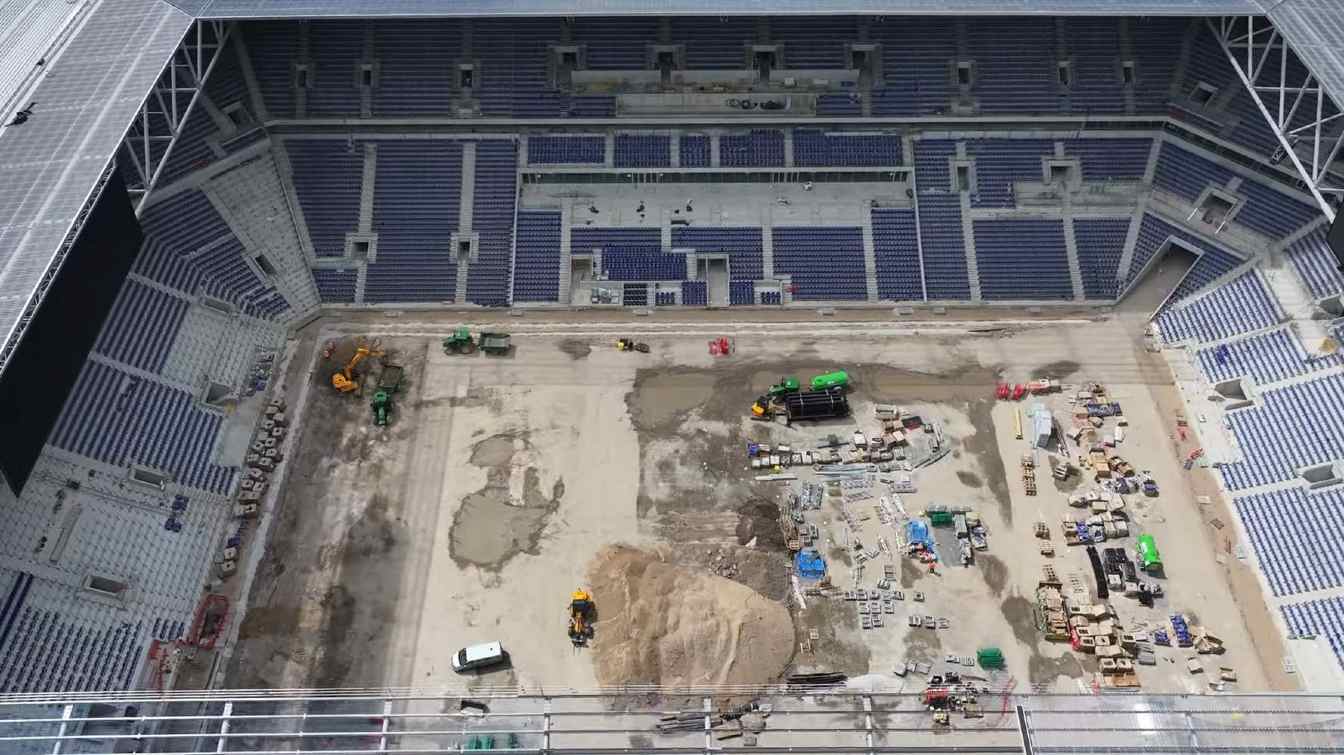 Construction of Everton Stadium