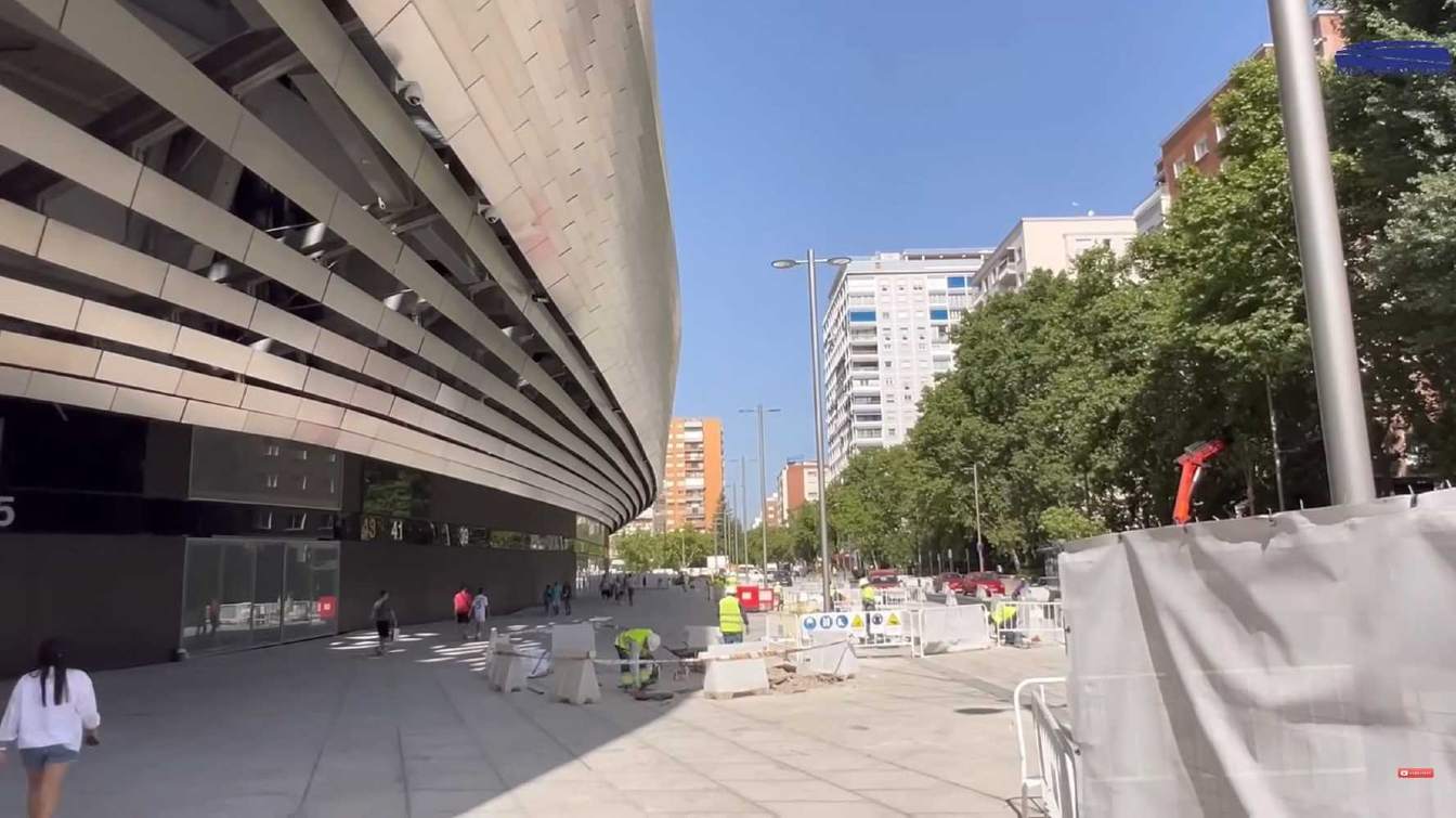 Construction of Estadio Santiago Bernabéu