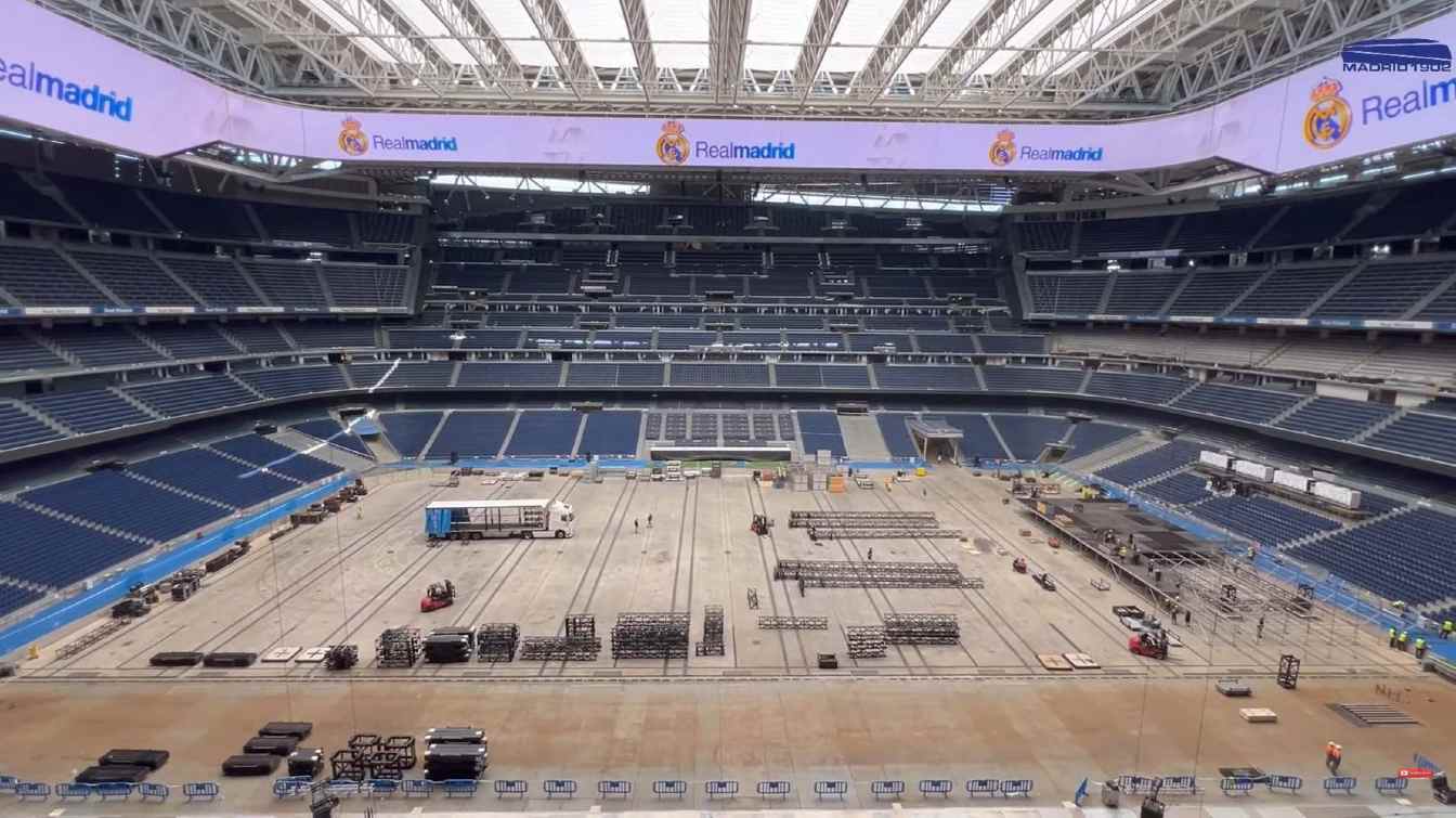 Construction of Estadio Santiago Bernabéu