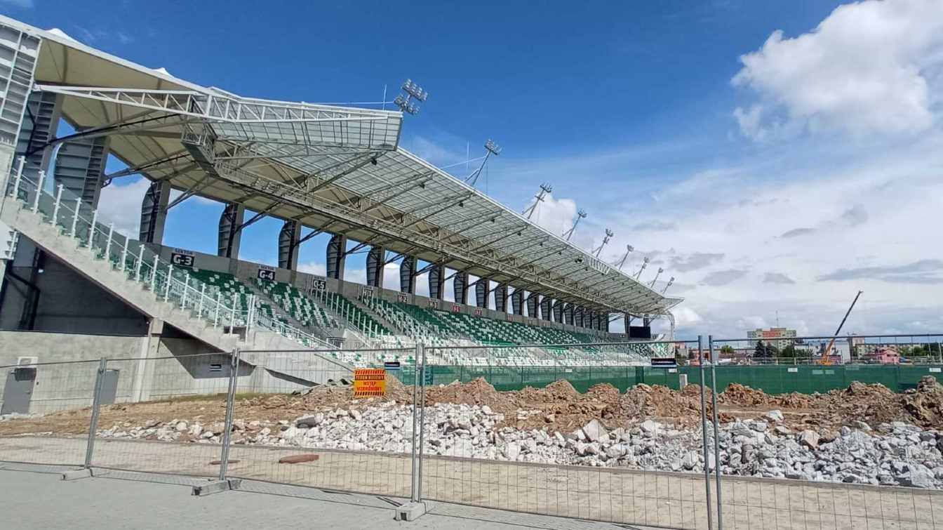 Construction of Stadionu im. Braci Czachorów