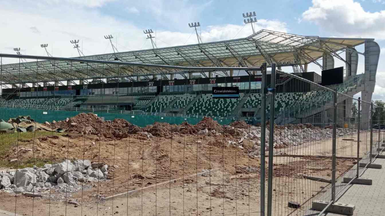 Construction of Stadionu im. Braci Czachorów