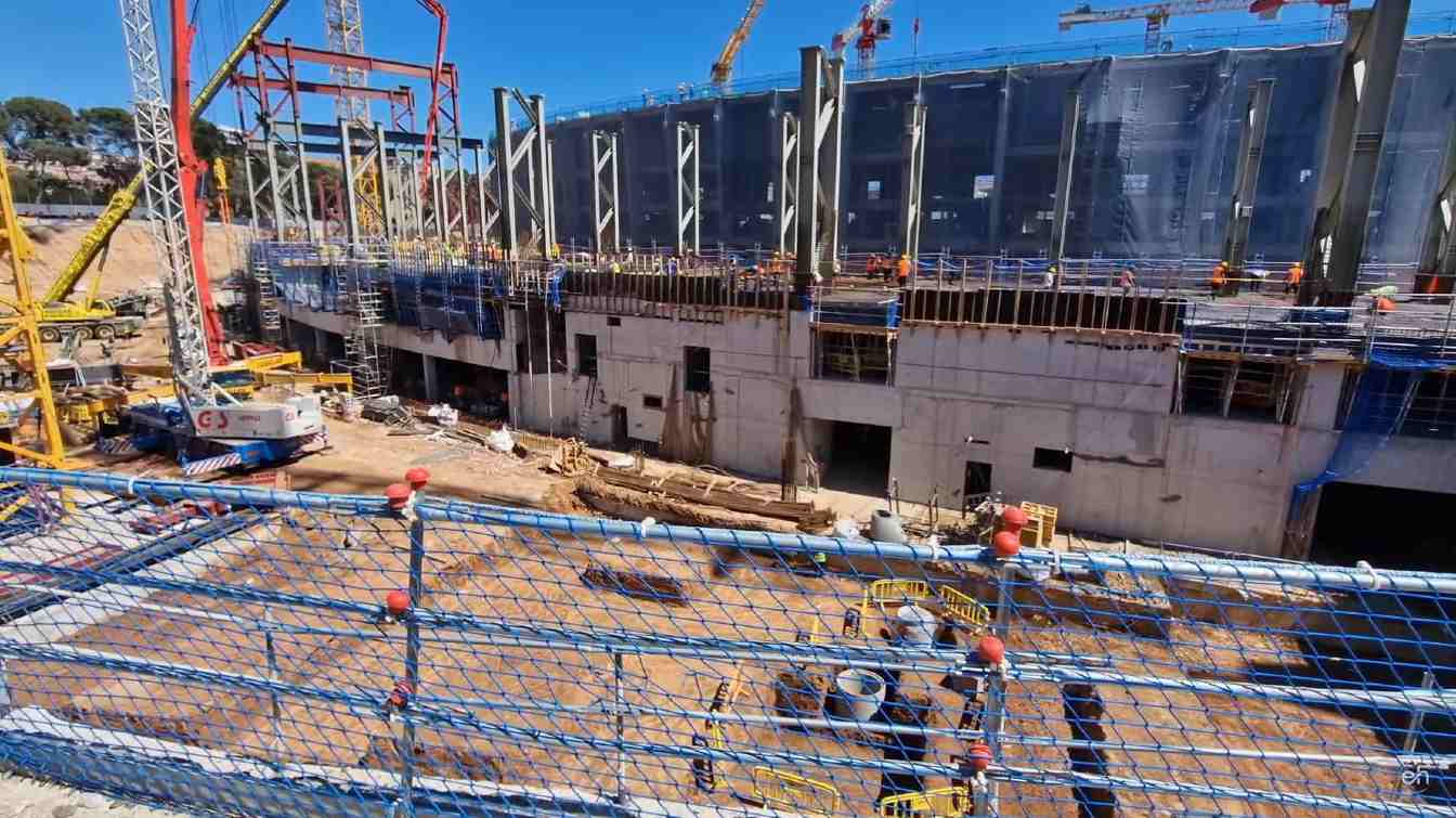 Construction of Spotify Camp Nou