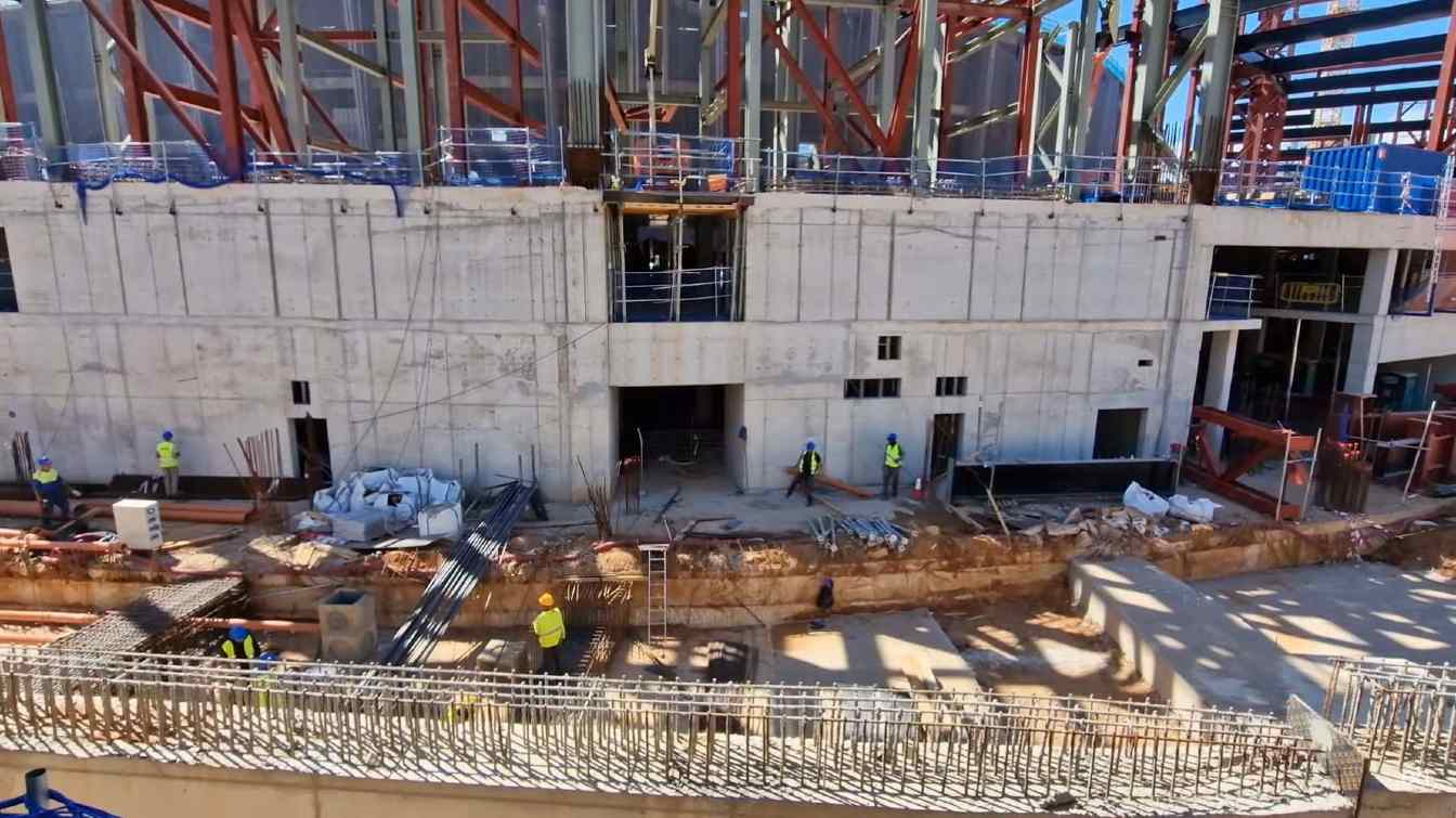 Construction of Spotify Camp Nou