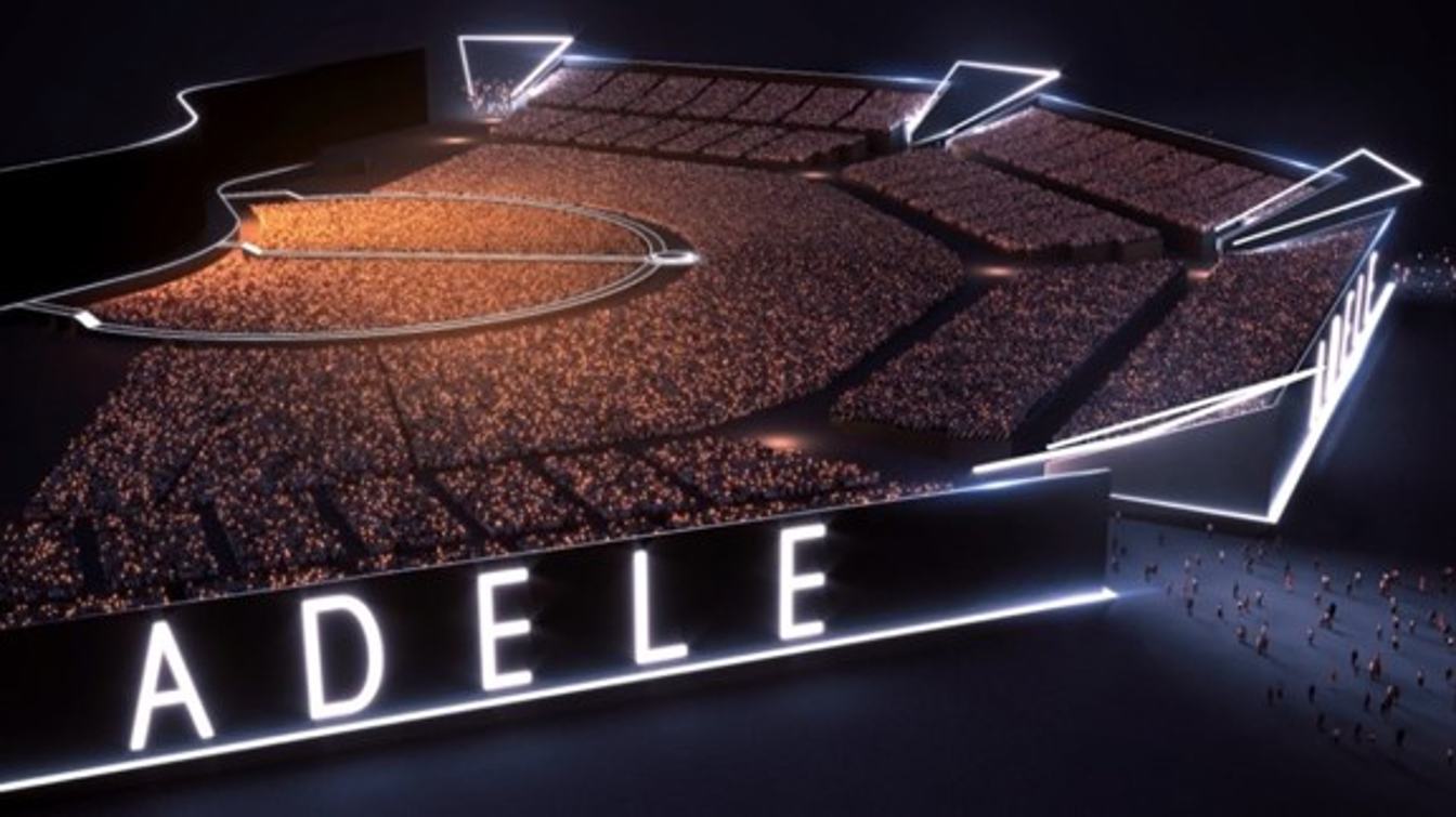 Visualization of Adele Stadium