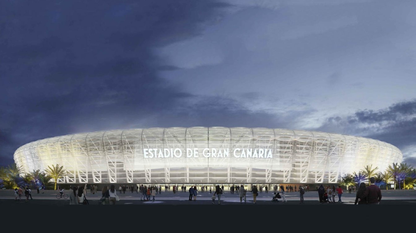 Design of Estadio Gran Canaria