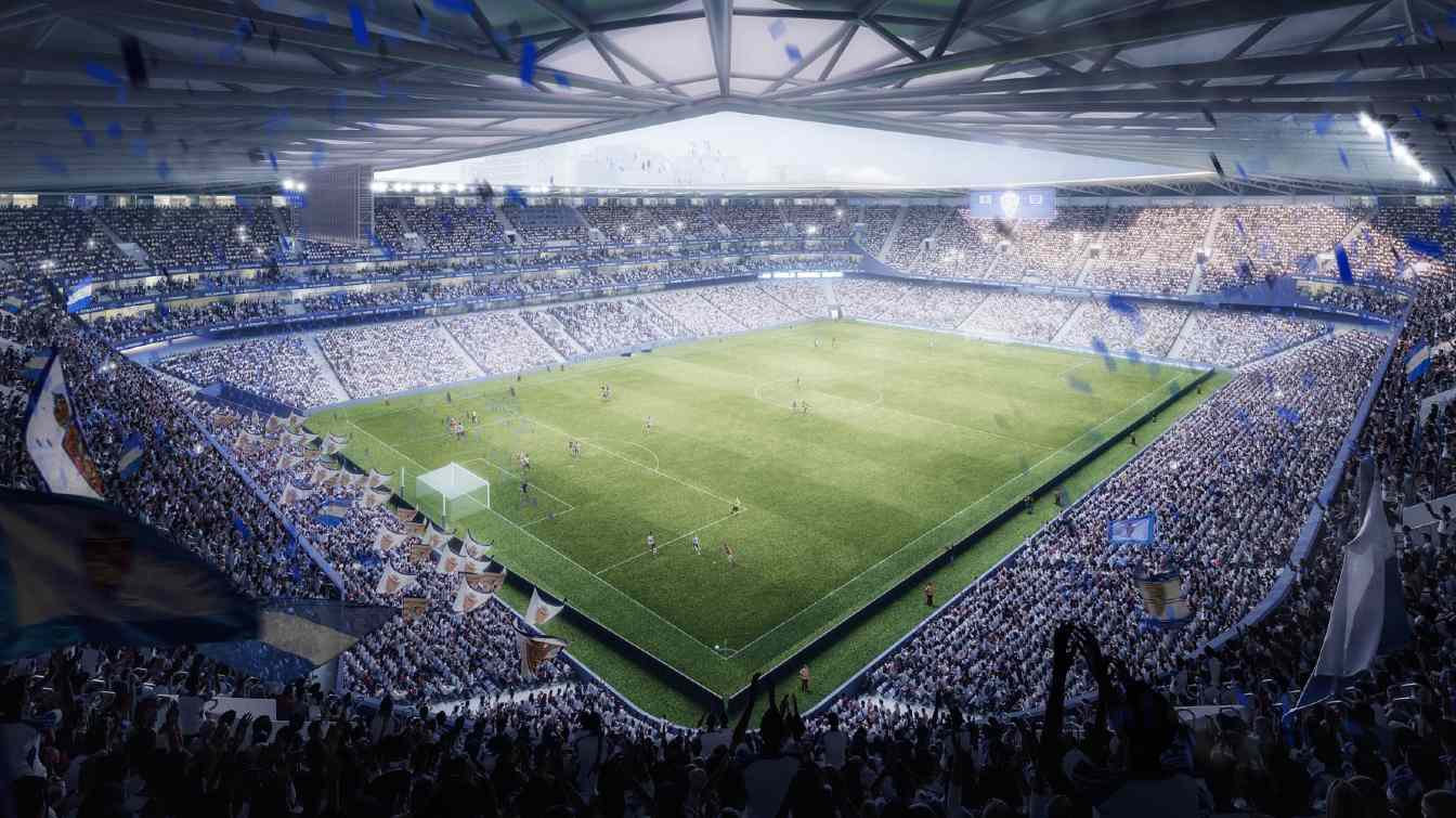 Design of main stadium - Nueva Romareda