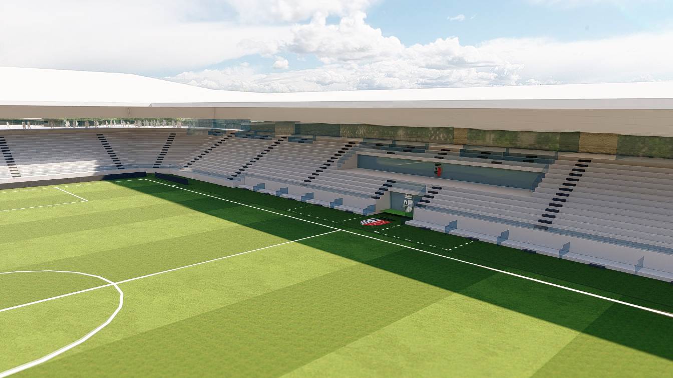 Design of Rimini stadium