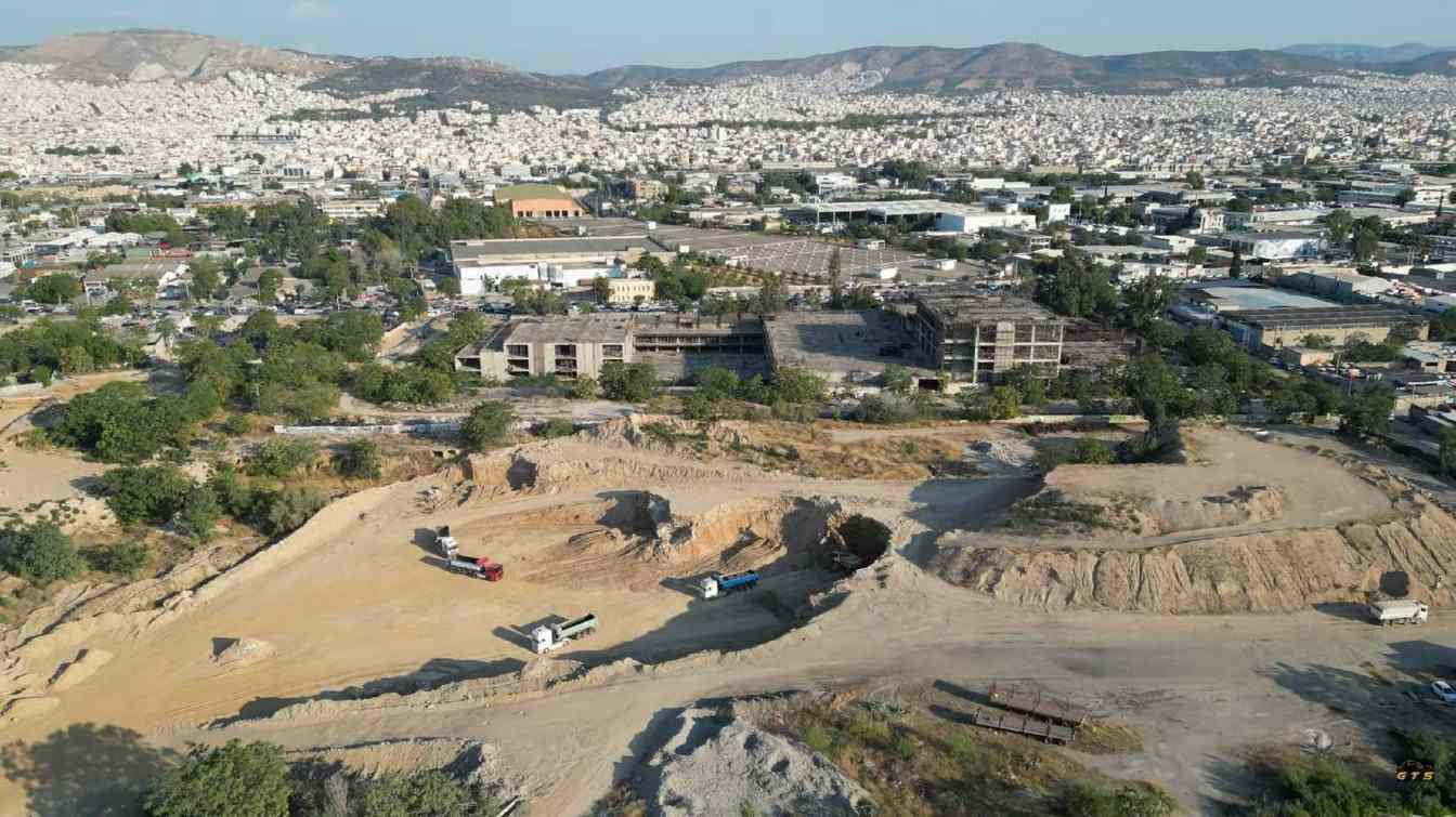 The site where the new stadium will stand