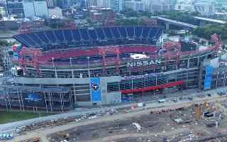 USA: Construction of new Nissan Stadium, NFL's smallest stadium, to be watched live