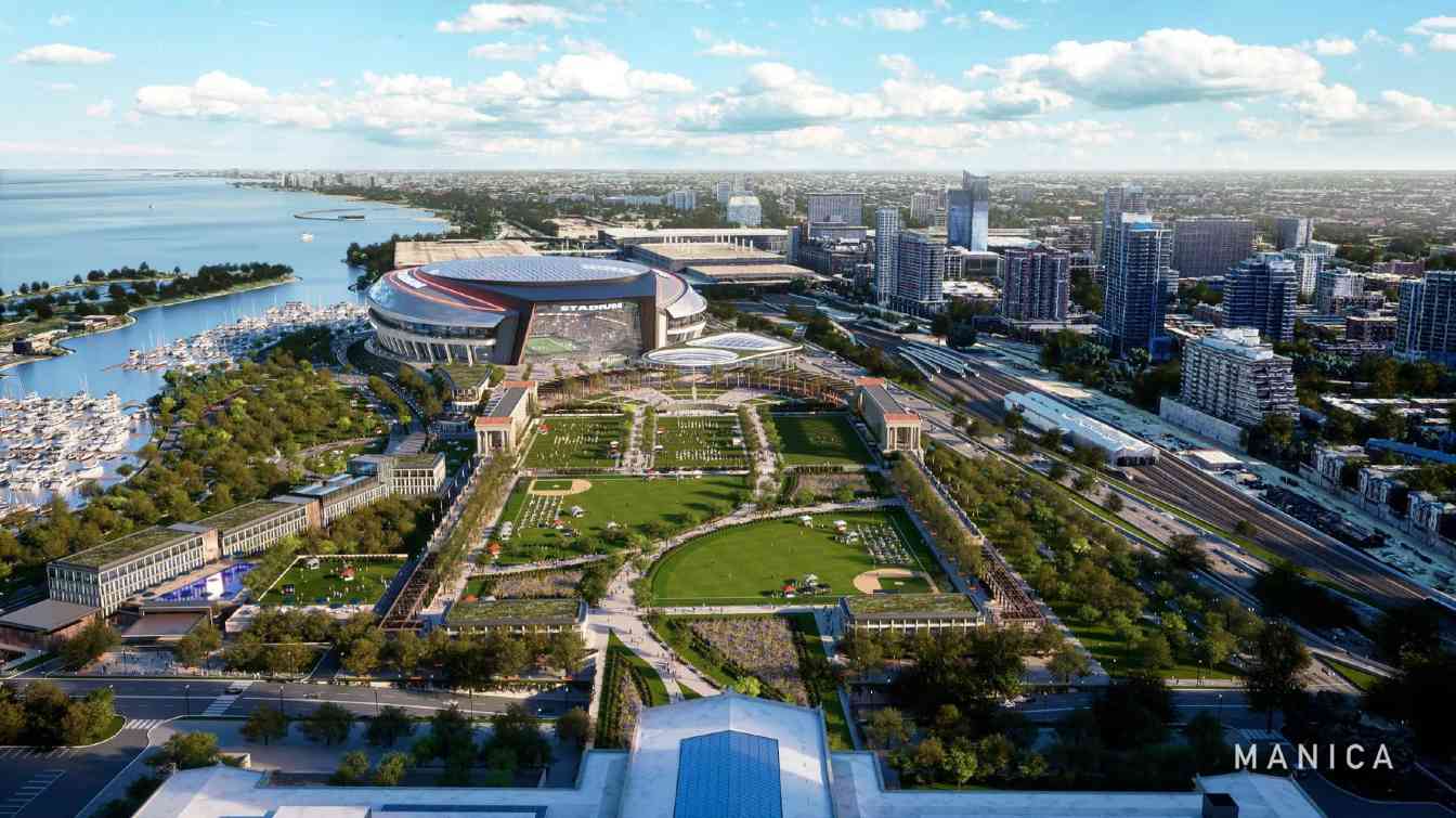 Design of New Chicago Bears Stadium