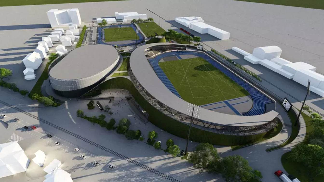 Design of the new stadium 