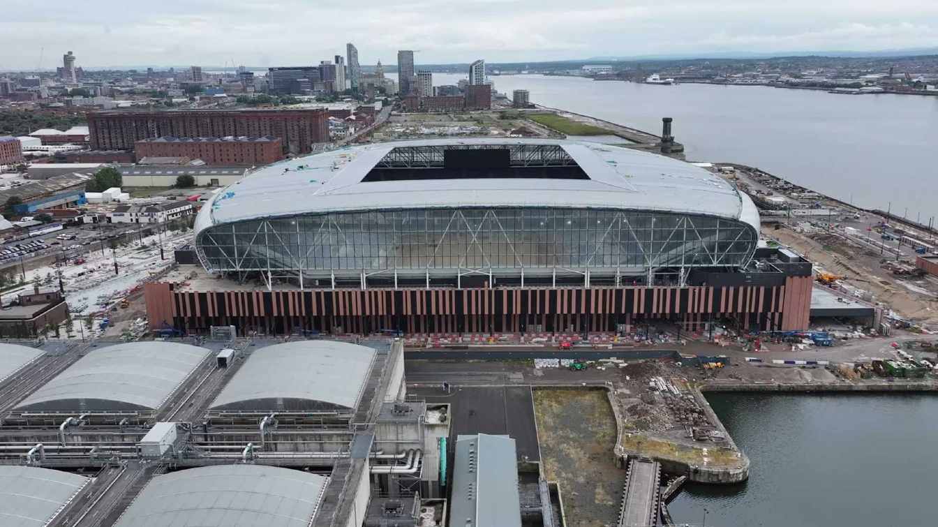 Construction of Everton Stadium